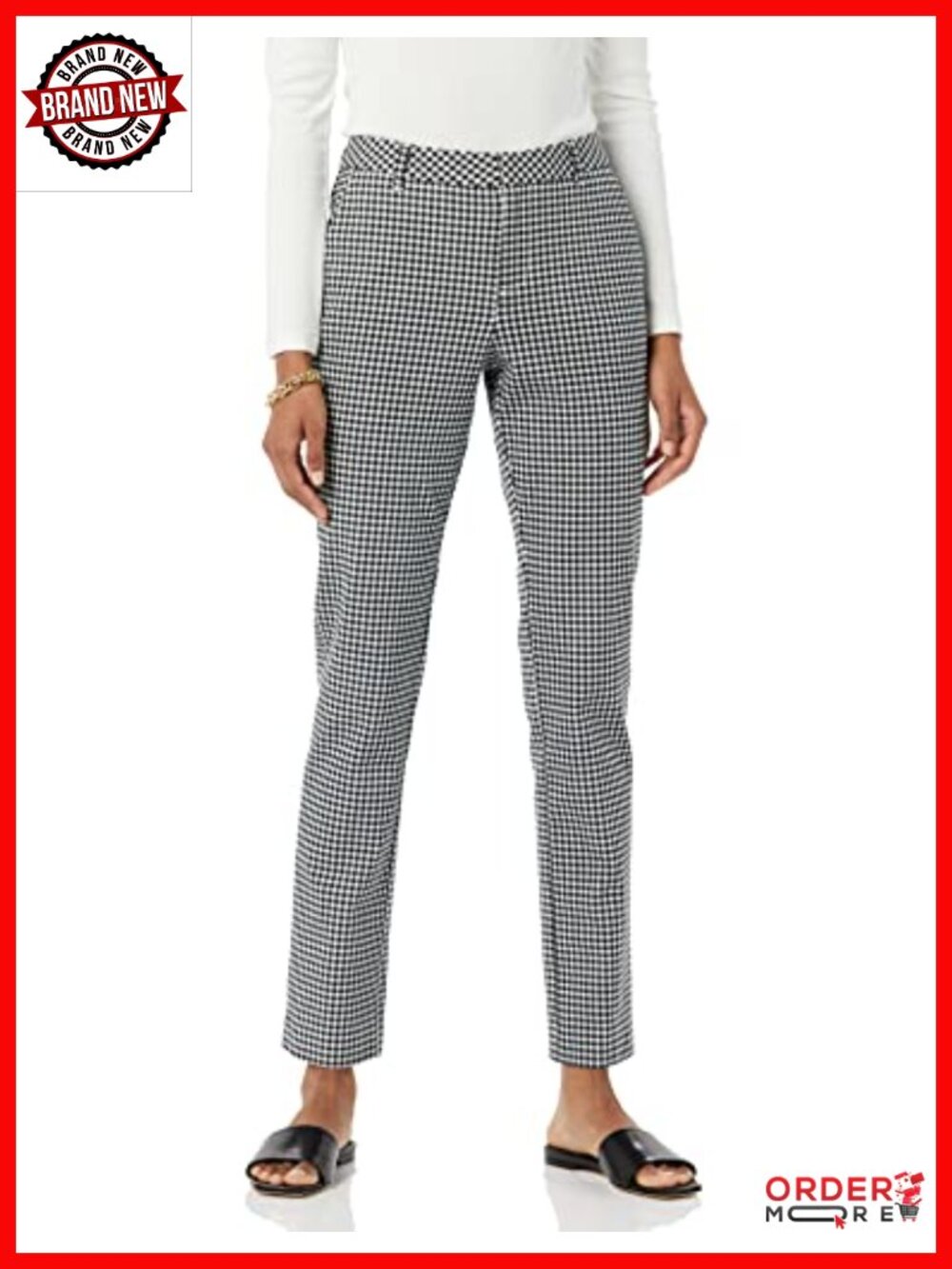 Women's Bi-Stretch Straight Leg Full Length Work Pants